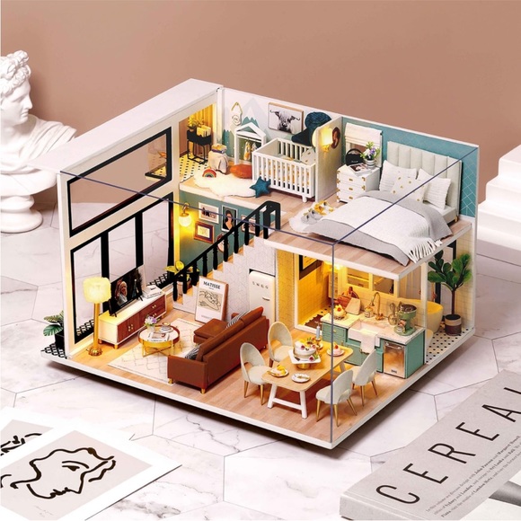 𝙼𝚒𝚗𝚒𝚊𝚝𝚞𝚛𝚎 𝚠𝚘𝚘𝚍𝚎𝚗 𝚍𝚘𝚕𝚕𝚑𝚘𝚞𝚜𝚎 𝚍𝚒𝚘𝚛𝚊𝚖𝚊 - Picture 2 of 6